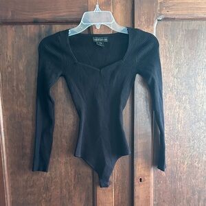 House Of Harlow 1960 Black Bodysuit